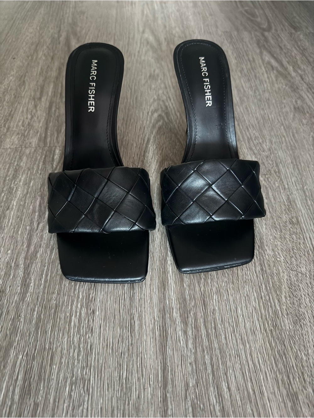 Marc Fisher darasa latice weave dress sandals